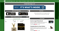 Desktop Screenshot of footballwebpages.co.uk
