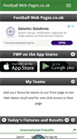 Mobile Screenshot of footballwebpages.co.uk